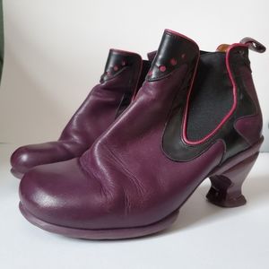 Purple Fluevog's Booties!